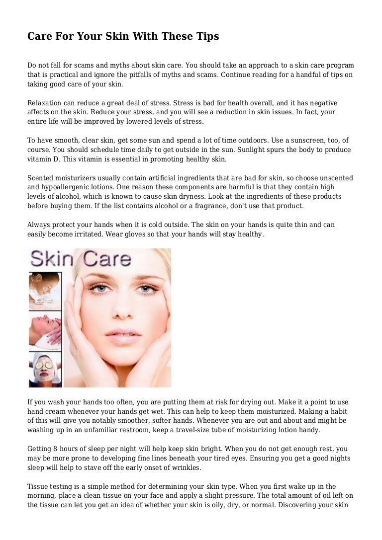 Smooth skin: myth or reality Smooth skin: myth or reality